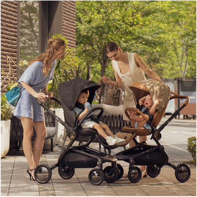 Carrinho de Bebê Mima Creo Mocha Cream - Design Urbano e Contemporâneo